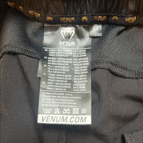 Black Athletic Shorts with Moisture-Wicking Fabric - Picture 4 of 5